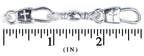 Cross Snap/Swivel Extra Large Bracelet (MENS)