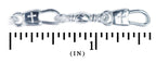 Cross Snap/Swivel Small Bracelet (LADIES & YOUTH)