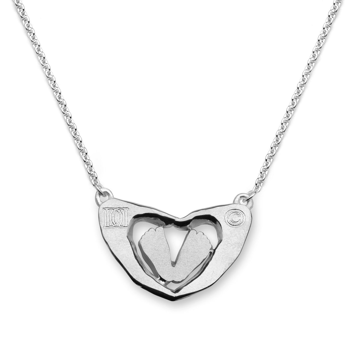 Sterling Silver Twinkle Toes Mother's Luv Necklace