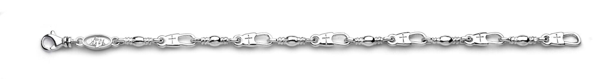 Walk to Emmaus Cross Snap/Swivel Bracelet Small (LADIES & YOUTH)